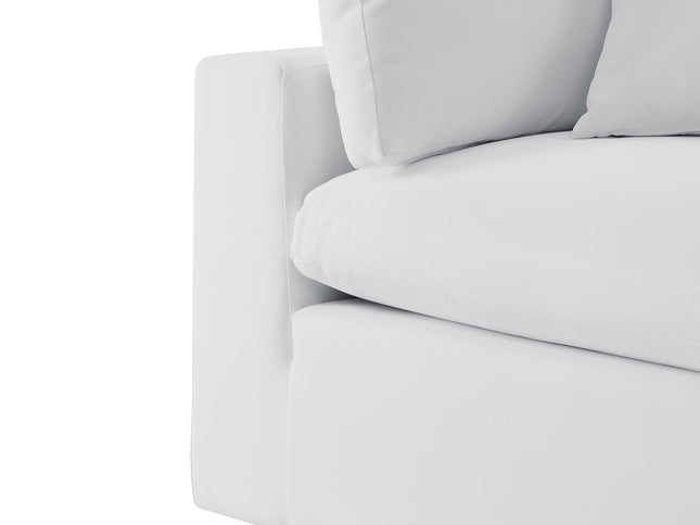 Commix Outdoor Sectional Sofa 5 Piece Sunbrella® White Collection at Patio Elegance