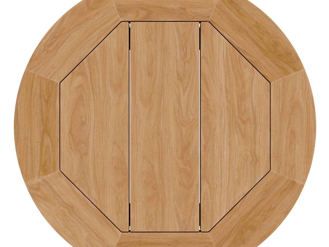 Modway Brisbane Outdoor Patio Set - 3-Piece Grey Teak Furniture for Stylish Patios