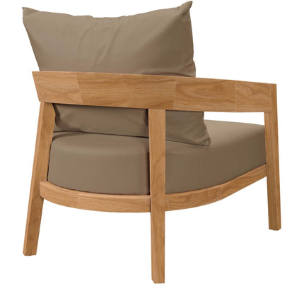 Brisbane Teak Outdoor Patio Set - Stylish 3-Piece Design by Modway