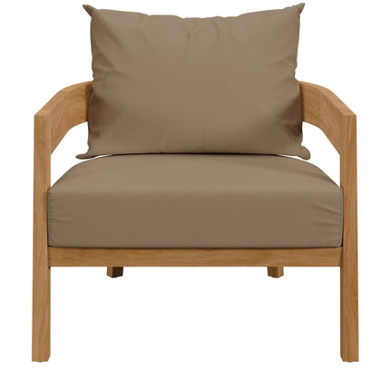 Brisbane Teak Outdoor Patio Set - Stylish 3-Piece Design by Modway