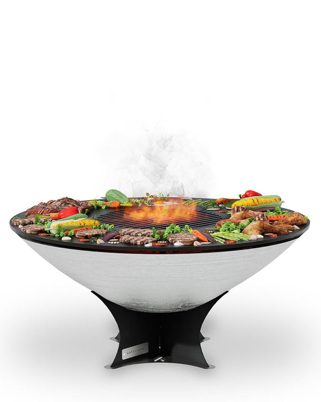 Arteflame XXL 40" Platinum Edition Fire Pit With Grill Cooktop