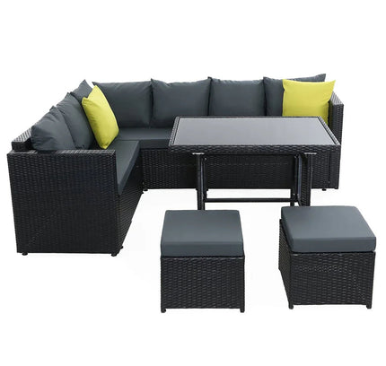 Gardeon Outdoor Furniture Patio Set Dining Sofa Table Chair Lounge