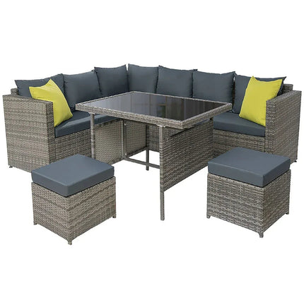 Gardeon Outdoor Furniture Patio Set Dining Sofa Table Chair Lounge