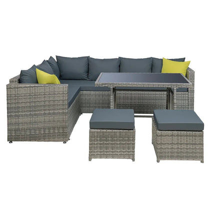 Gardeon Outdoor Furniture Patio Set Dining Sofa Table Chair Lounge