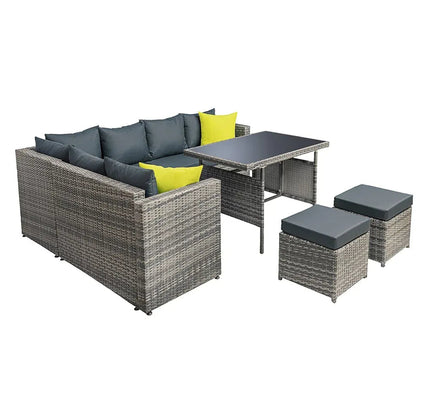 Gardeon Outdoor Furniture Patio Set Dining Sofa Table Chair Lounge