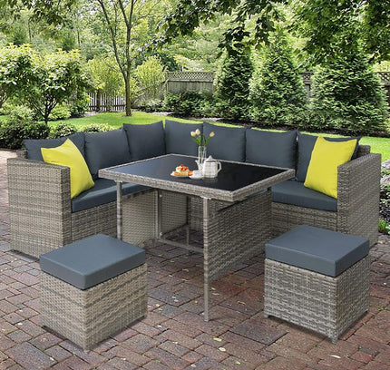 Gardeon Outdoor Furniture Patio Set Dining Sofa Table Chair Lounge
