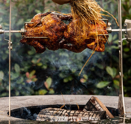 Rotisserie with Cordless Motor For Green Egg XXL / Kamado XXL