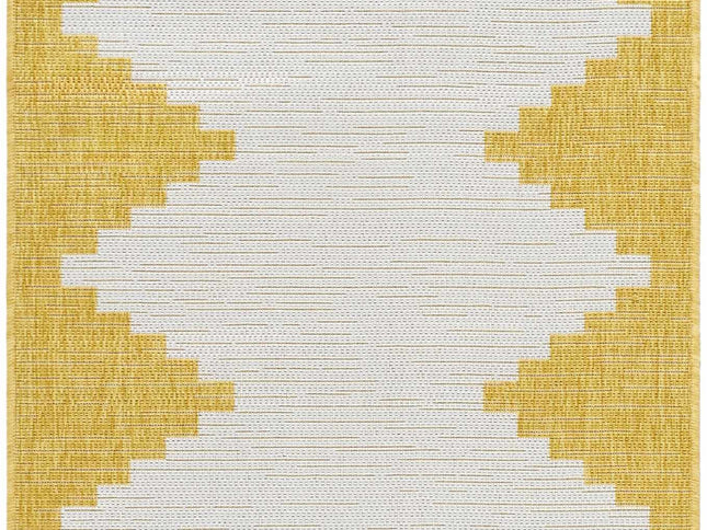 Djugun Yellow Outdoor Rug - Clearance