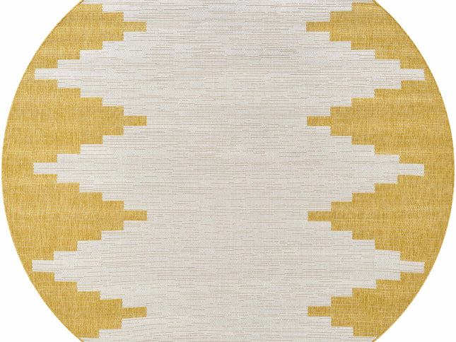Djugun Yellow Outdoor Rug - Clearance