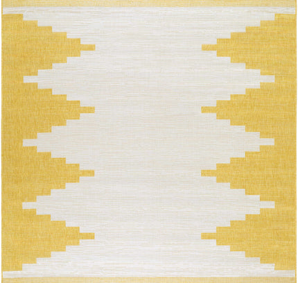 Djugun Yellow Outdoor Rug - Clearance