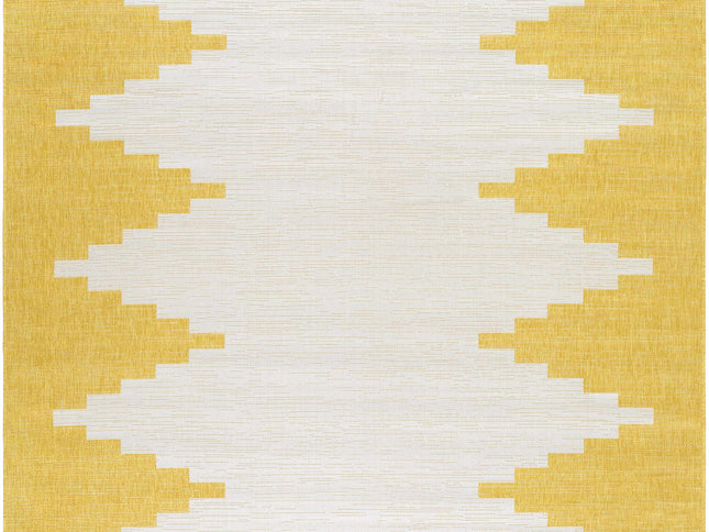 Djugun Yellow Outdoor Rug - Clearance