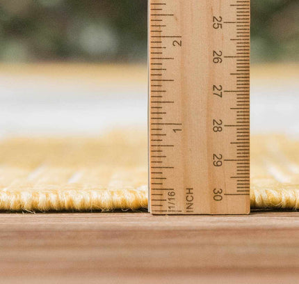 Djugun Yellow Outdoor Rug - Clearance