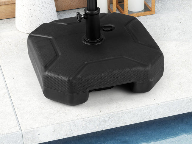 17" 88 lb Heavy-Duty Fillable Umbrella Base with Handle