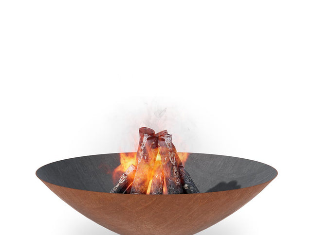 Arteflame Classic 40″ Fire Pit — CORTEN Bowl, Multiple Base Options