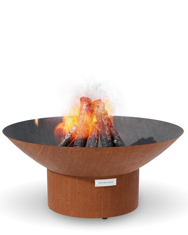 Arteflame Classic 40″ — Fire Pit (CORTEN Bowl; Short Round / Short Euro / Built-In No Base)