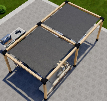 DIY Pergola Kit for a Freestanding Pergola With Canopies - Any Size Up to 24' x 12'