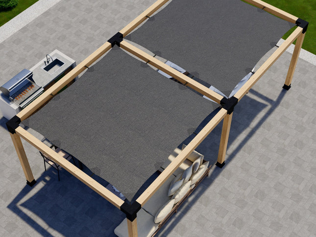 DIY Pergola Kit for a Freestanding Pergola With Canopies - Any Size Up to 24' x 12'