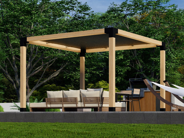 DIY Pergola Kit for a Freestanding Pergola With Canopy - Any Size Up to 12' x 12'