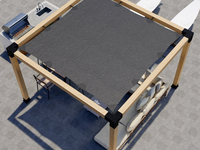 DIY Pergola Kit for a Freestanding Pergola With Canopy - Any Size Up to 12' x 12'