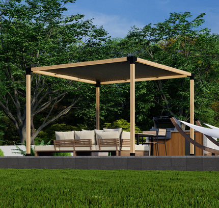 DIY Pergola Kit for a Freestanding Pergola With Canopy - Any Size Up to 12' x 12'