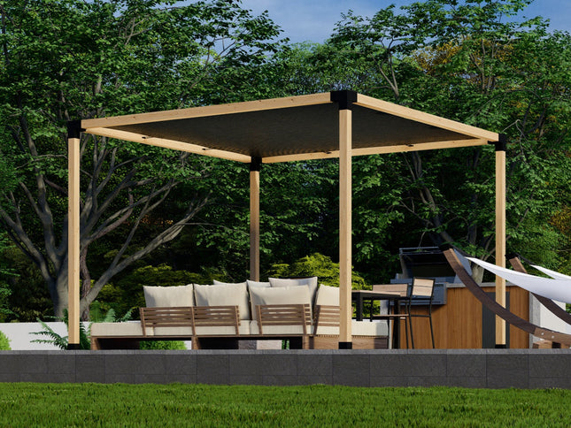 DIY Pergola Kit for a Freestanding Pergola With Canopy - Any Size Up to 12' x 12'