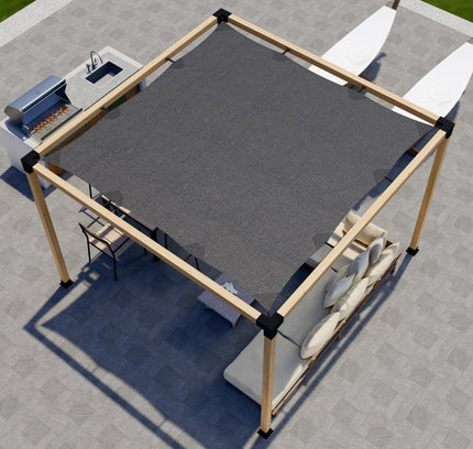 DIY Pergola Kit for a Freestanding Pergola With Canopy - Any Size Up to 12' x 12'