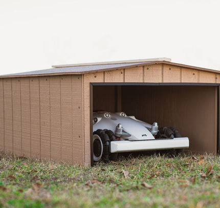 Brewer House Robotic Mower Garage | All-Weather RTK Shelter