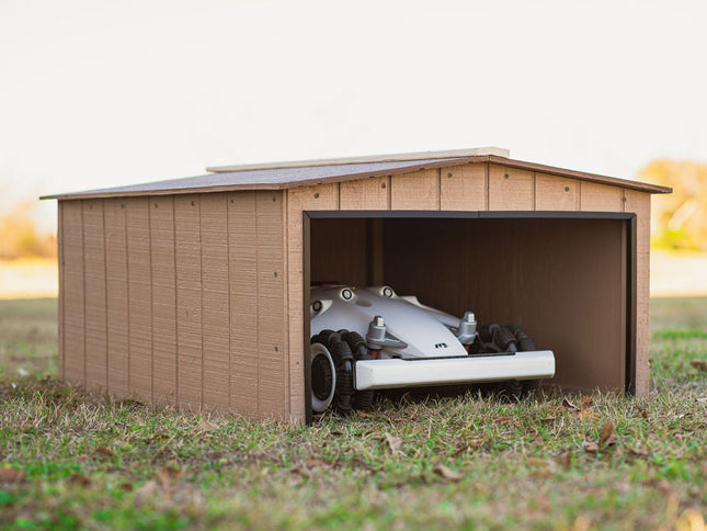 Brewer House Robotic Mower Garage