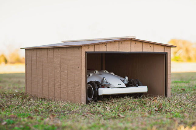 Brewer House Robotic Mower Garage | All-Weather RTK Shelter