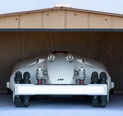 Brewer House Robotic Mower Garage | All-Weather RTK Shelter