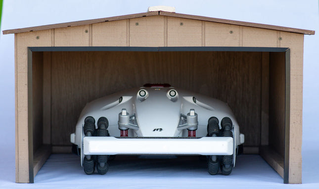 Brewer House Robotic Mower Garage | All-Weather RTK Shelter
