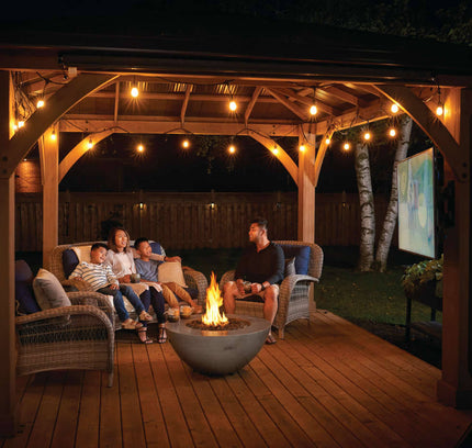 Patio Elegance 36-Inch Round Fire Table – Nexus Patioflame Table