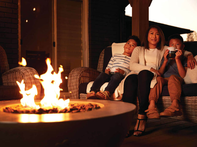 Patio Elegance 36-Inch Round Fire Table – Nexus Patioflame Table