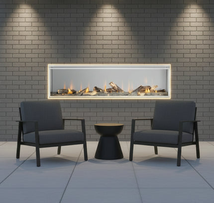 Patio Elegance Galaxy Outdoor Gas Fireplace - GSS74 for Ultimate Comfort