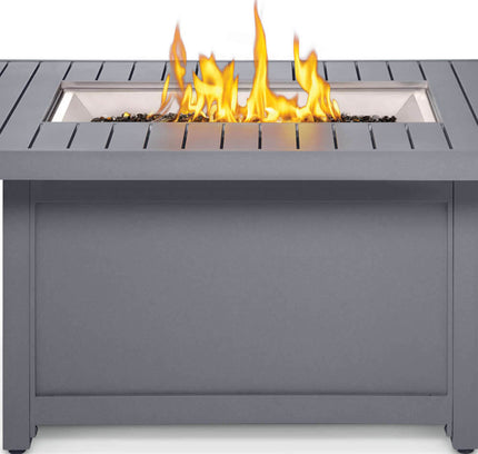 Patioflame Table - Patio Elegance Hamptons Rectangle Fire Table