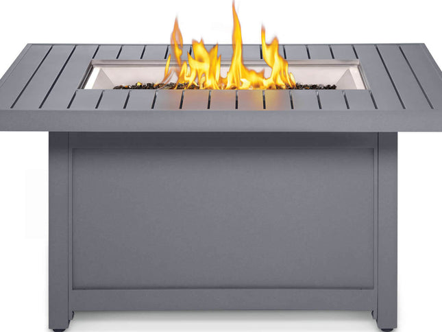 Patioflame Table - Patio Elegance Hamptons Rectangle Fire Table