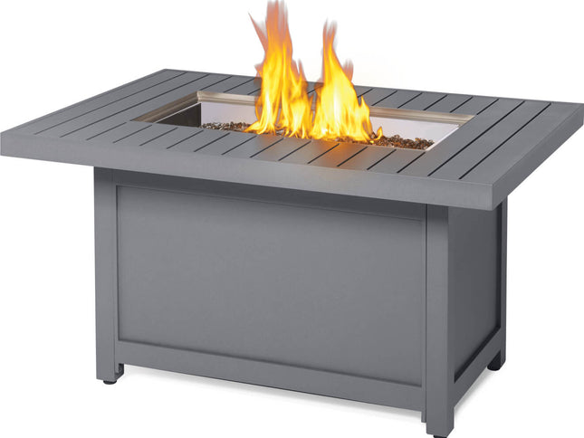 Patioflame Table - Patio Elegance Hamptons Rectangle Fire Table