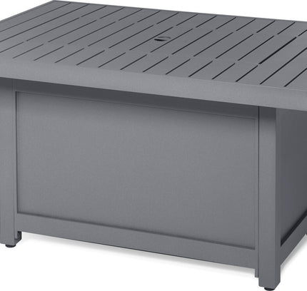 Patioflame Table - Patio Elegance Hamptons Rectangle Fire Table