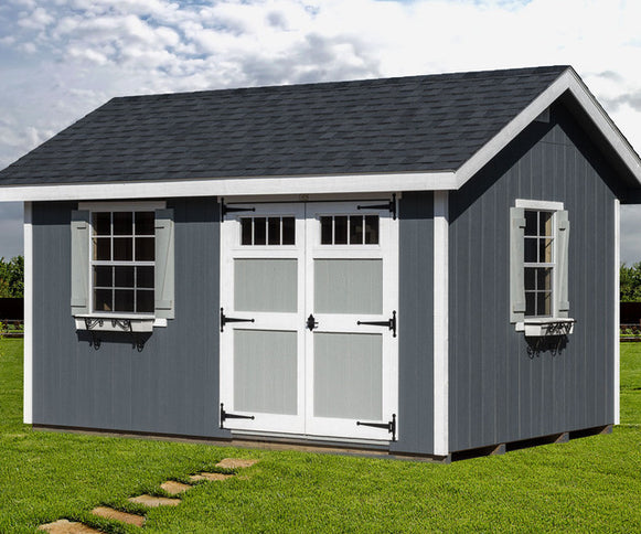 EZ-Fit Sheds Extra Window with Shutters