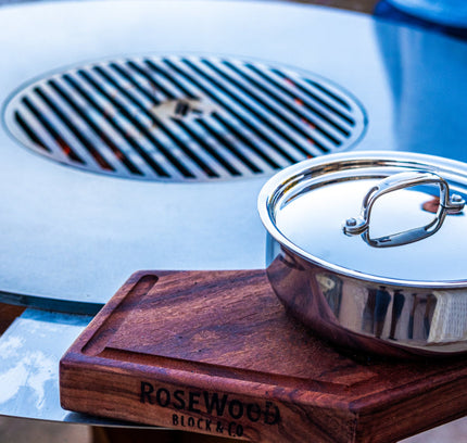 Arteflame Cherry Wood Cutting Block - Perfect Fit for Grills