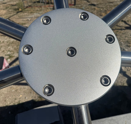 CNC Spaceship - 60 Ft Stainless Steel Geodesic Saucer Roof Cover Enclosure