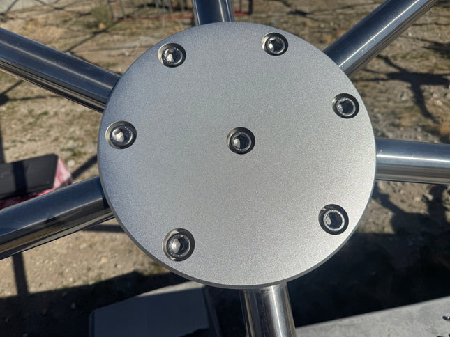 CNC Spaceship - 60 Ft Stainless Steel Geodesic Saucer Roof Cover Enclosure
