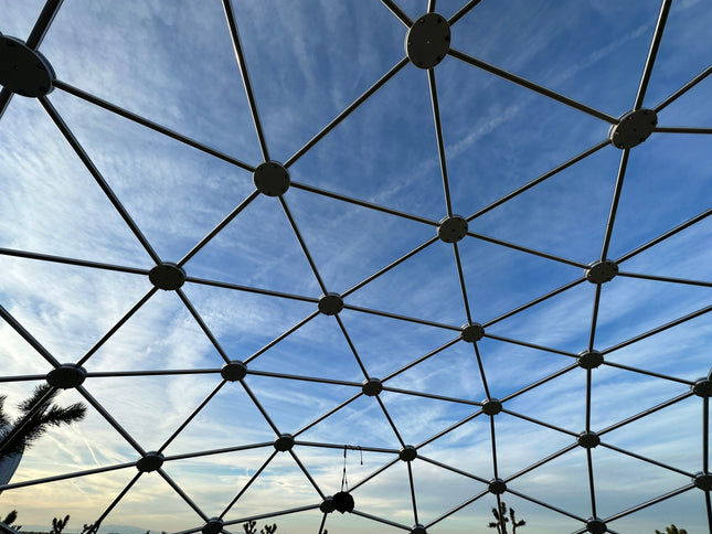CNC Spaceship - 60 Ft Stainless Steel Geodesic Saucer Roof Cover Enclosure