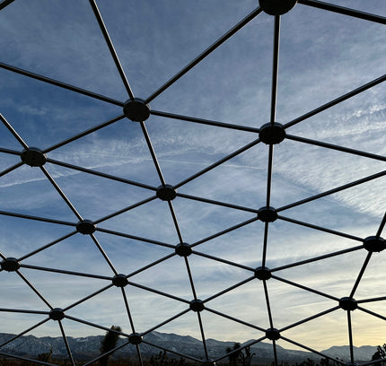 CNC Spaceship - 60 Ft Stainless Steel Geodesic Saucer Roof Cover Enclosure