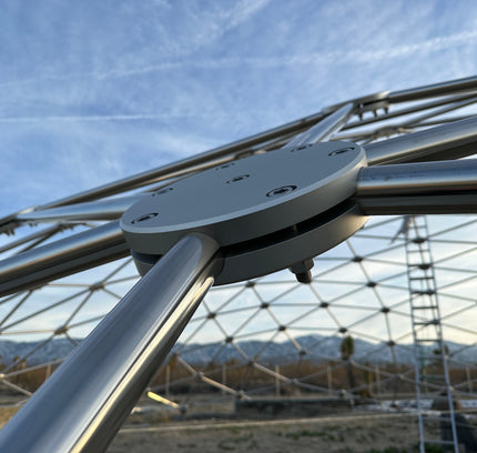 CNC Spaceship - 60 Ft Stainless Steel Geodesic Saucer Roof Cover Enclosure