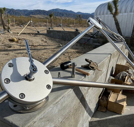 CNC Spaceship - 60 Ft Stainless Steel Geodesic Saucer Roof Cover Enclosure