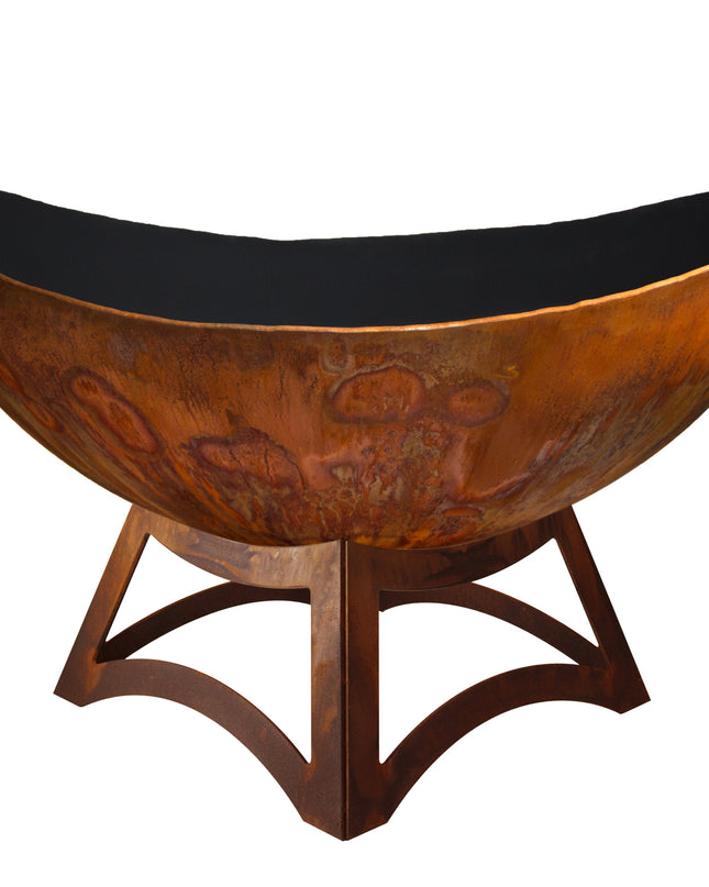 "Lunar" Fire Bowl with Hollow Base (Made In USA)