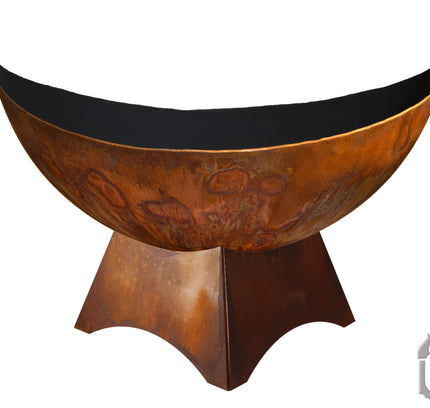 "Lunar" Fire Bowl with Standard Base (Made In USA)