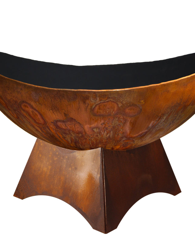 "Lunar" Fire Bowl with Standard Base (Made In USA)