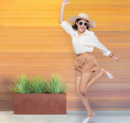 Corten Steel Box Planters